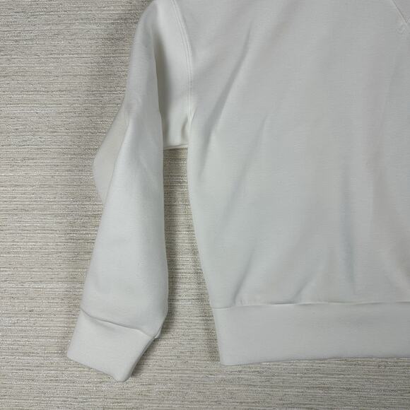 SPANX AirEssentials Crew Neck Sweatshirt in Powder Sz Med Cream Color - Picture 7 of 16